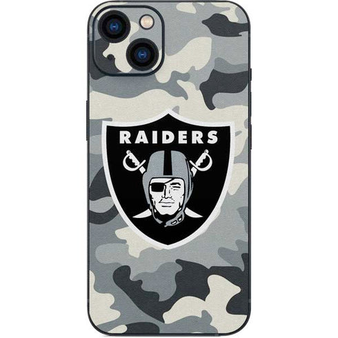 NFL Las Vegas Raiders Camo iPhone 14 Skin