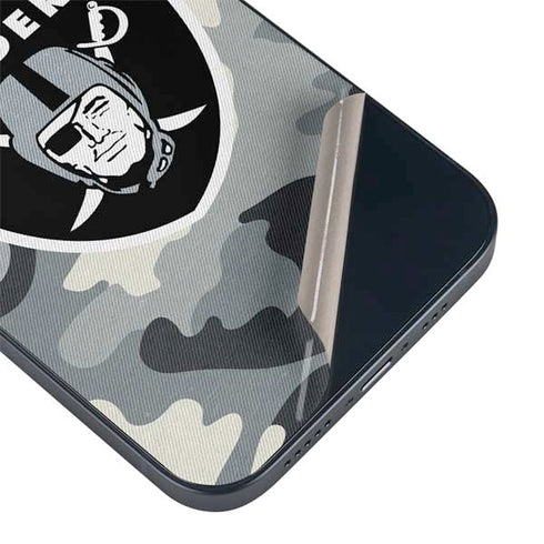 NFL Las Vegas Raiders Camo iPhone 14 Skin