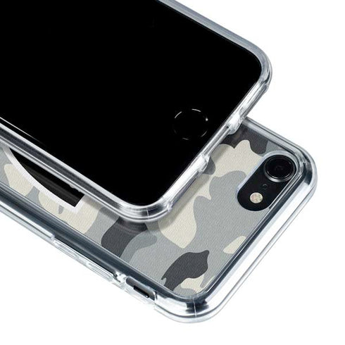 NFL Las Vegas Raiders Camo iPhone SE (2nd & 3rd Gen) Clear Case