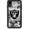 NFL Las Vegas Raiders Camo iPhone XR Waterproof Case