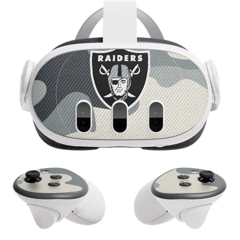 NFL Las Vegas Raiders Camo Meta Quest 3 Skin