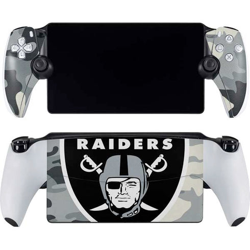 NFL Las Vegas Raiders Camo PlayStation Portal Remote Player Skin