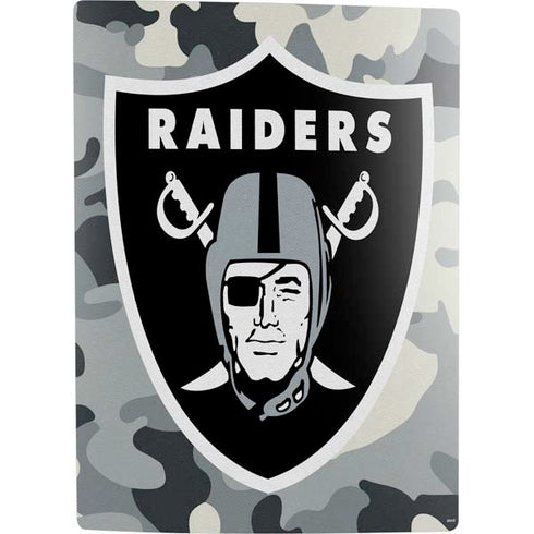 NFL Las Vegas Raiders Camo PS5 Digital Edition Bundle Skin