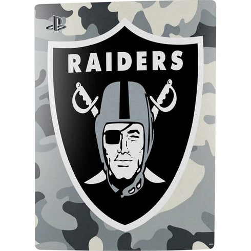 NFL Las Vegas Raiders Camo PS5 Digital Edition Console Skin