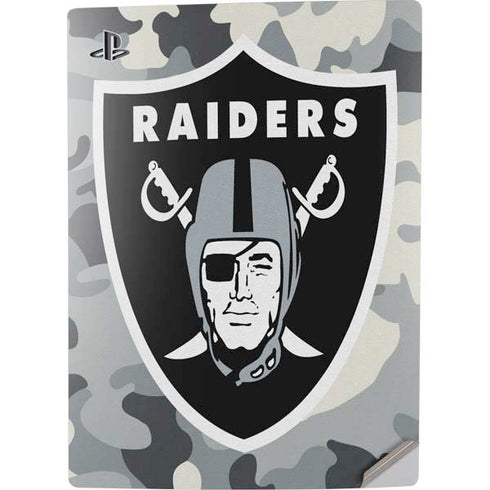 NFL Las Vegas Raiders Camo PS5 Digital Edition Console Skin