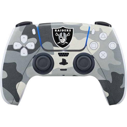 NFL Las Vegas Raiders Camo PS5 Controller Skin