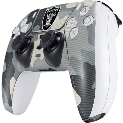 NFL Las Vegas Raiders Camo PS5 Controller Skin