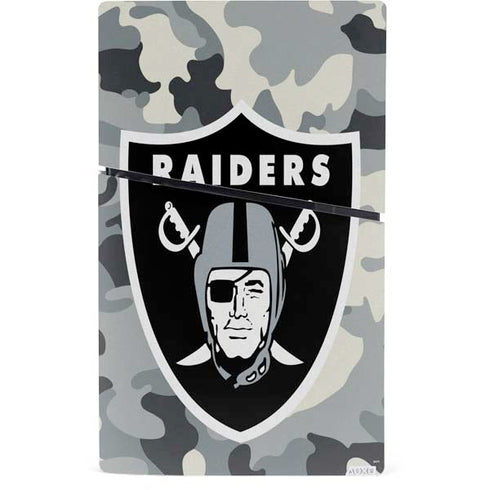 NFL Las Vegas Raiders Camo PS5 Slim Digital Edition Bundle Skin