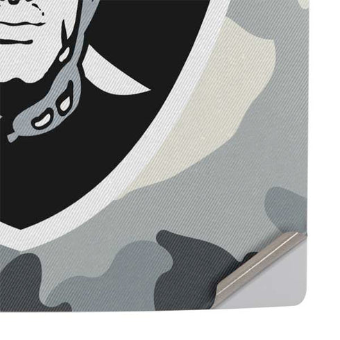 NFL Las Vegas Raiders Camo PS5 Slim Digital Edition Console Skin
