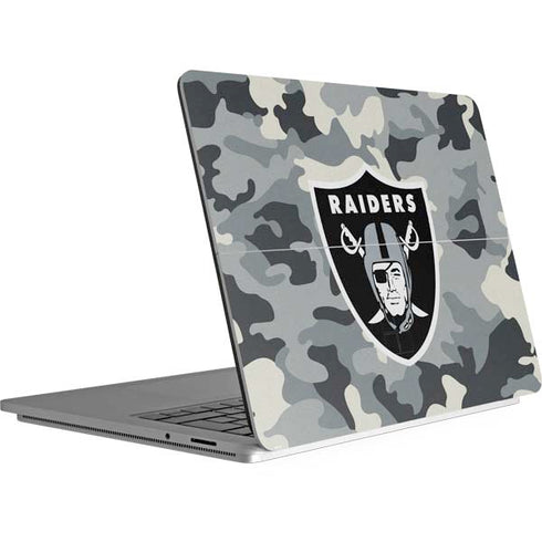 NFL Las Vegas Raiders Camo Surface Laptop Studio Skin