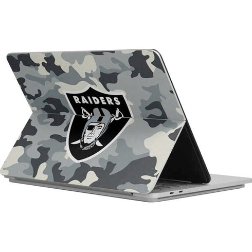NFL Las Vegas Raiders Camo Surface Laptop Studio Skin