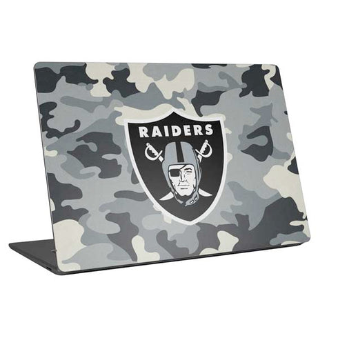 NFL Las Vegas Raiders Camo Universal Laptop 12in (9.8 x 6.8in) Skin