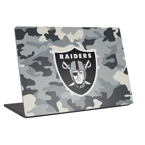 NFL Las Vegas Raiders Camo Universal Laptop 16.6in (13.4 x 9.7in) Skin