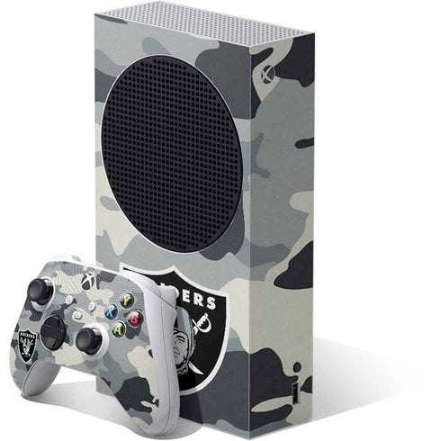 NFL Las Vegas Raiders Camo Xbox Series S Skins
