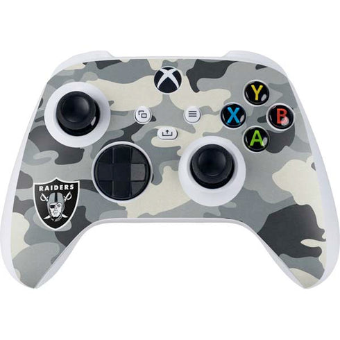 NFL Las Vegas Raiders Camo Xbox Series S Controller Skin