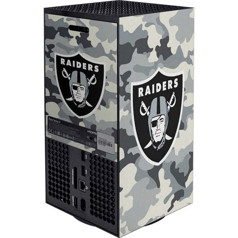 NFL Las Vegas Raiders Camo Xbox Series X Bundle Skin