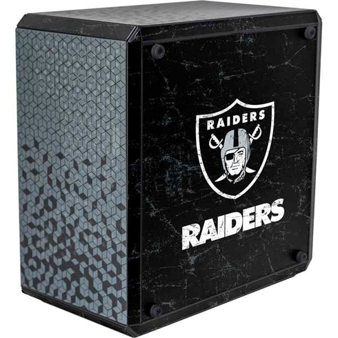 NFL Las Vegas Raiders Distressed Cooler Master MasterBox Q300L Mini Tower Skin