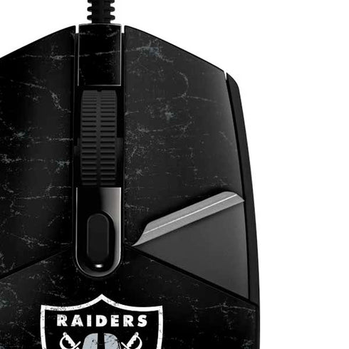 NFL Las Vegas Raiders Distressed G203 Prodigy RGB Wired Gaming Mouse Skin