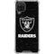 NFL Las Vegas Raiders Distressed Galaxy A12 Clear Case