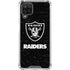 NFL Las Vegas Raiders Distressed Galaxy A12 Clear Case