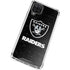 NFL Las Vegas Raiders Distressed Galaxy A12 Clear Case