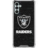 NFL Las Vegas Raiders Distressed Galaxy A13 5G Clear Case