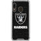 NFL Las Vegas Raiders Distressed Galaxy A30 Clear Case