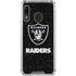 NFL Las Vegas Raiders Distressed Galaxy A30 Clear Case