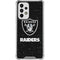 NFL Las Vegas Raiders Distressed Galaxy A33 5G Clear Case