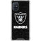 NFL Las Vegas Raiders Distressed Galaxy A51 5G Clear Case