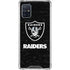NFL Las Vegas Raiders Distressed Galaxy A51 5G Clear Case