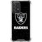 NFL Las Vegas Raiders Distressed Galaxy A52 5G Clear Case