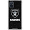 NFL Las Vegas Raiders Distressed Galaxy A71 5G Clear Case