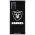NFL Las Vegas Raiders Distressed Galaxy A71 5G Clear Case