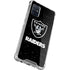 NFL Las Vegas Raiders Distressed Galaxy A71 5G Clear Case