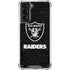 NFL Las Vegas Raiders Distressed Galaxy S21 5G Clear Case