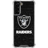 NFL Las Vegas Raiders Distressed Galaxy S22 Plus Clear Case