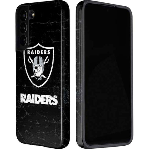 NFL Las Vegas Raiders Distressed Galaxy S22 Plus Pro Case