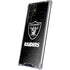 NFL Las Vegas Raiders Distressed Galaxy S22 Ultra Clear Case