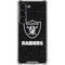 NFL Las Vegas Raiders Distressed Galaxy S23 Clear Case