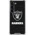 NFL Las Vegas Raiders Distressed Galaxy S23 Clear Case