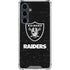 NFL Las Vegas Raiders Distressed Galaxy S23 FE Clear Case