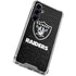 NFL Las Vegas Raiders Distressed Galaxy S23 FE Clear Case