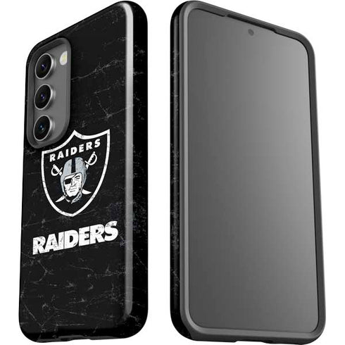 NFL Las Vegas Raiders Distressed Galaxy S23 Plus Pro Case