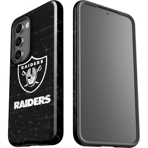 NFL Las Vegas Raiders Distressed Galaxy S23 Pro Case