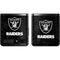 NFL Las Vegas Raiders Distressed Galaxy Z Flip Skin
