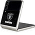 NFL Las Vegas Raiders Distressed Galaxy Z Flip3 5G Skin