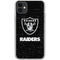 NFL Las Vegas Raiders Distressed iPhone 11 Clear Case
