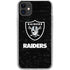 NFL Las Vegas Raiders Distressed iPhone 11 Clear Case