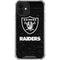 NFL Las Vegas Raiders Distressed iPhone 12 Clear Case